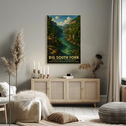 Big South Fork Scenic Gorge And River Poster