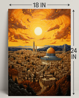 Radiant Cityscape Poster