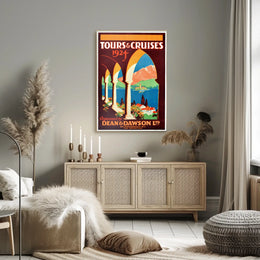Tours Cruises 1924 Poster