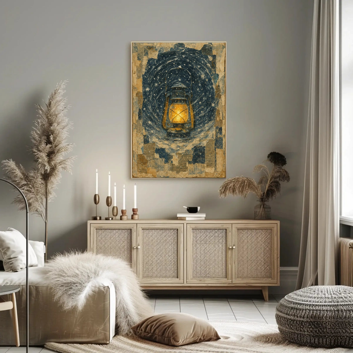 Lantern In The Night Poster