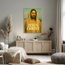 Jesus Christ Sacred Scenic Faith Poster