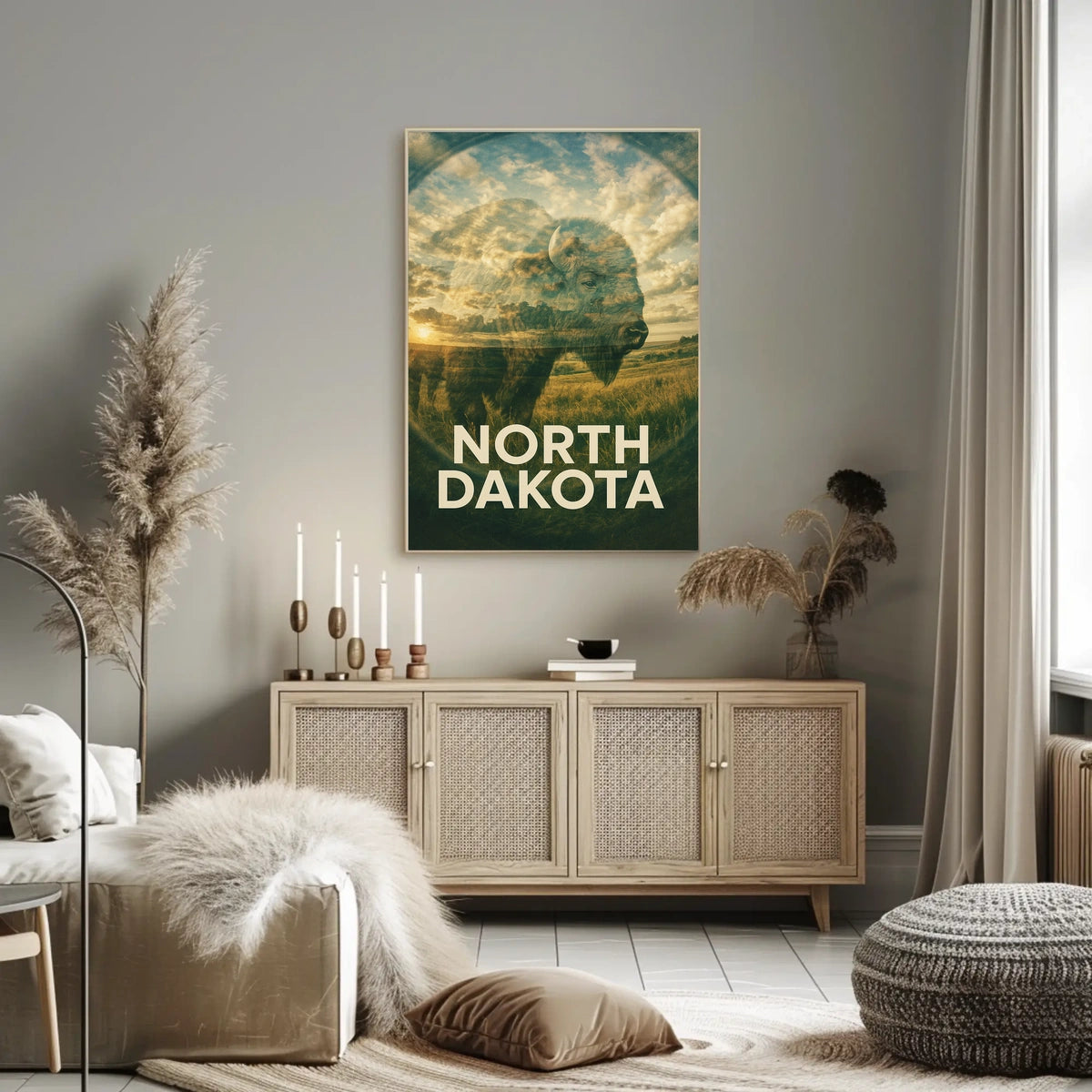 North Dakota Wilderness Poster