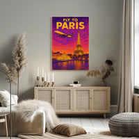 Fly To Paris Poster