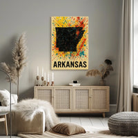 Arkansas State Art Poster