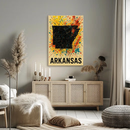 Arkansas State Art Poster