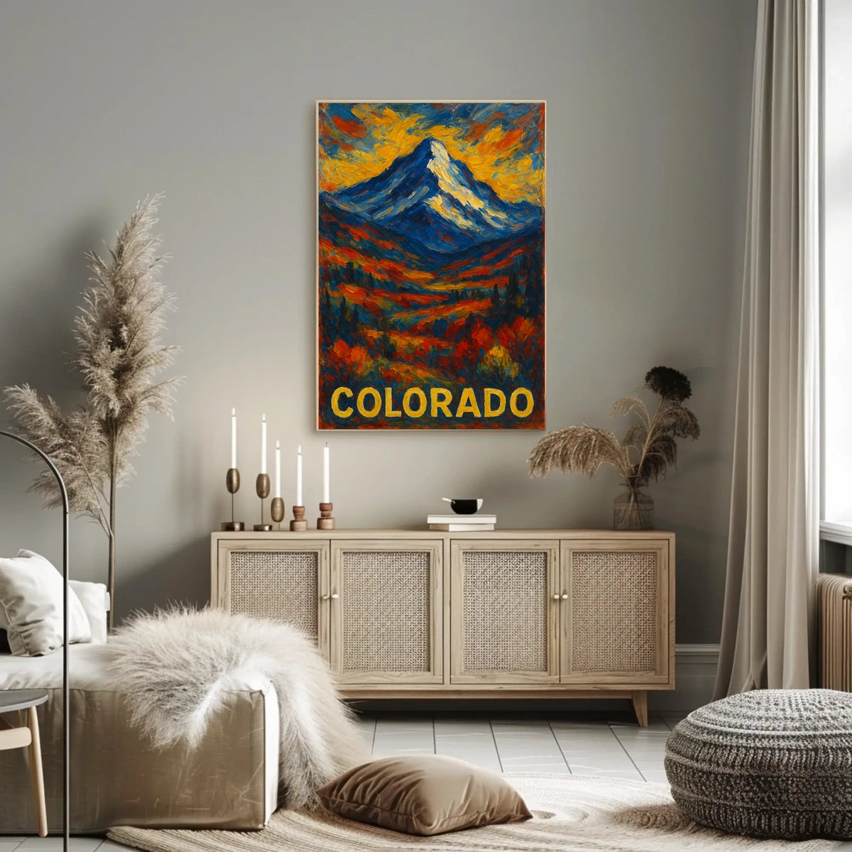 Colorado Mountain Landscape Poster