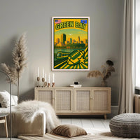 Green Bay Travel Poster PosterGoat