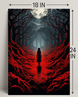 The Enchanted Forest Path Poster