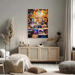Vibrant Vinyl Collection Poster