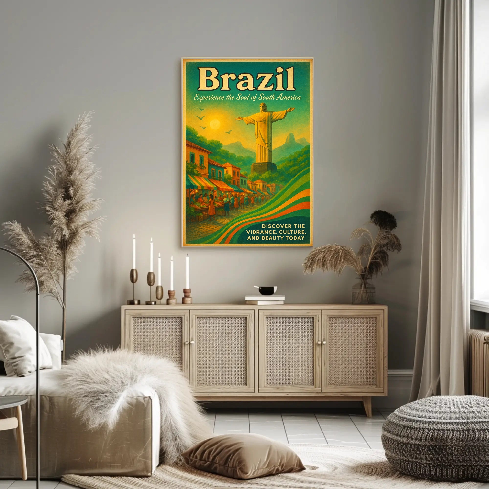 Discover Brazil Poster