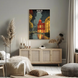 Berlin in the Rain Poster