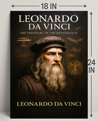 Leonardo da Vinci The Visionary of the Renaissance Poster PosterGoat