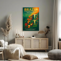 Brazil A Tapestry of Vibrancy and Harmony Poster