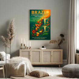 Brazil A Tapestry of Vibrancy and Harmony Poster