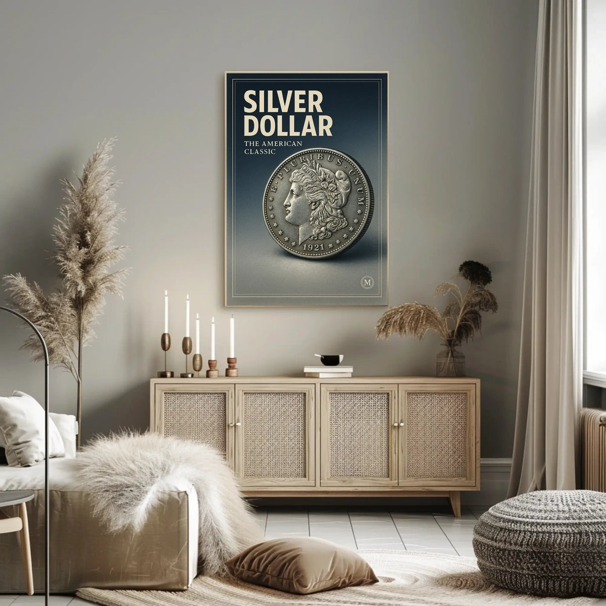 Silver Dollar The American Classic Poster