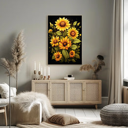 Sunflower Symphony Poster