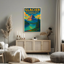 Glacier National Park Poster