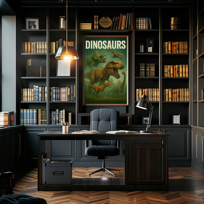 Dinosaurs Movie Poster 2 Vintage Poster
