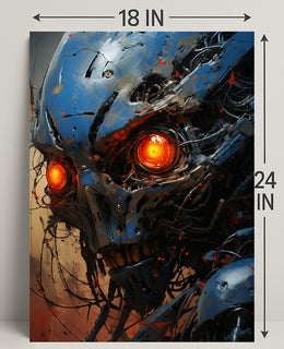 Cybernetic Visage Poster PosterGoat