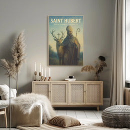 Saint Hubert Patron Saint Of Hunters Poster