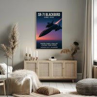 SR-71 Blackbird Iconic Aviation Poster
