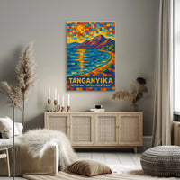 Tanganyika A Vibrant Mosaic Poster