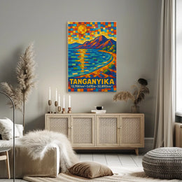 Tanganyika A Vibrant Mosaic Poster