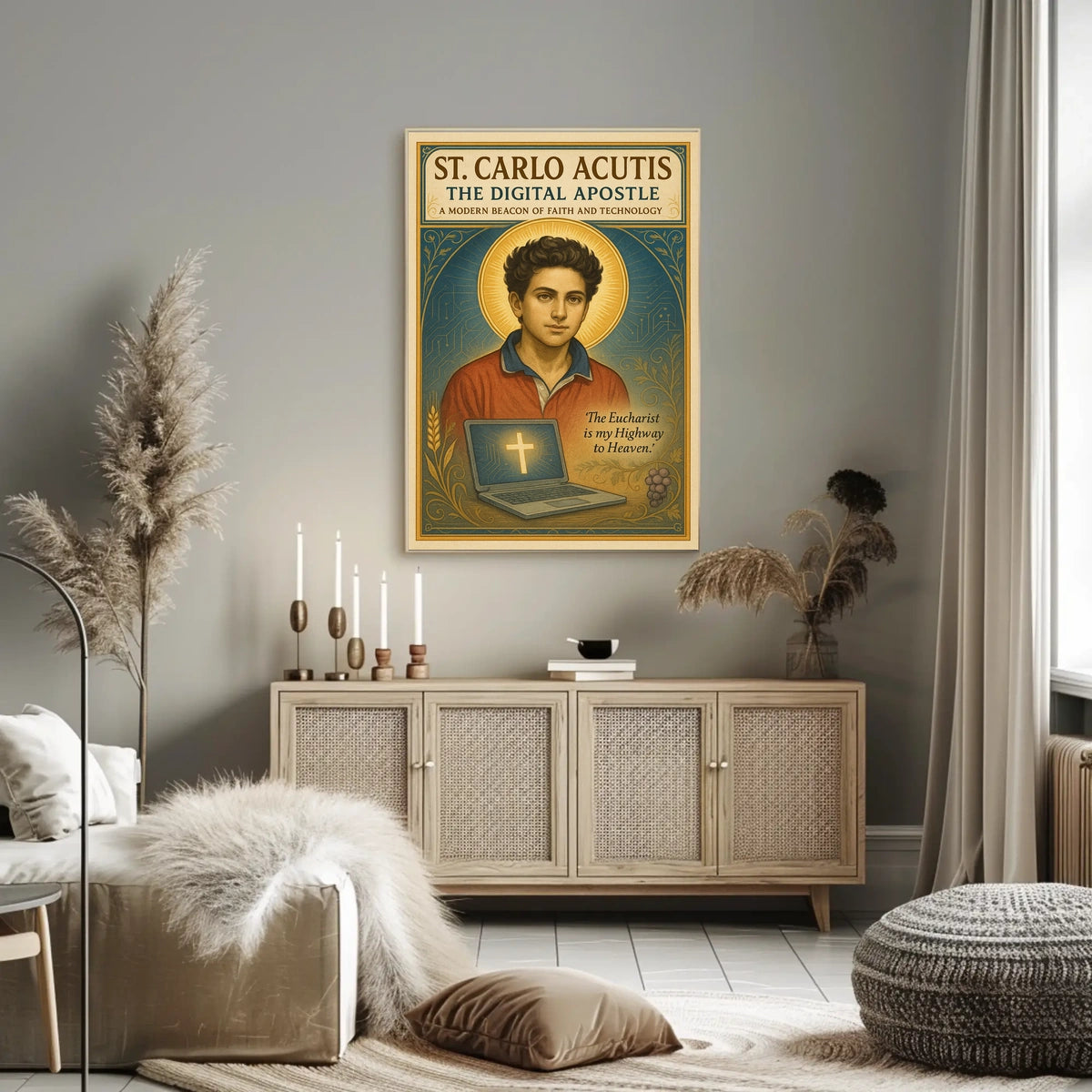 St. Carlo Acutis The Digital Apostle Poster
