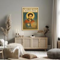 St. Carlo Acutis The Digital Apostle Poster