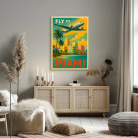 Fly to Miami Poster