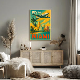Fly to Miami Poster