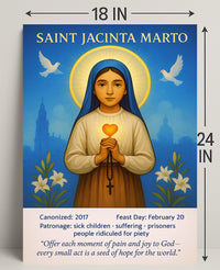 Saint Jacinta Marto Poster PosterGoat