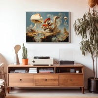 Surreal Post-Apocalyptic World Fantasy or Mythology Poster