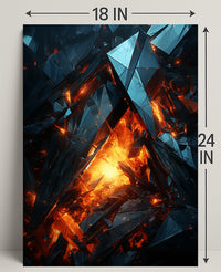 Crystalline Inferno Poster