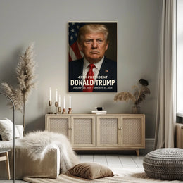 Donald Trump Visionary Statesman Poster