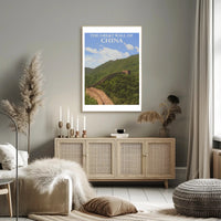 The Great Wall of China Travel Poster