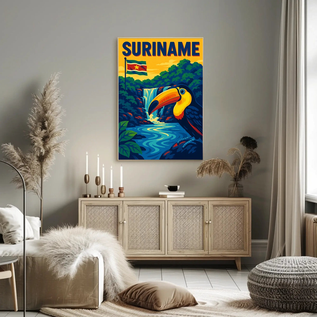 Suriname A Tropical Paradise Poster