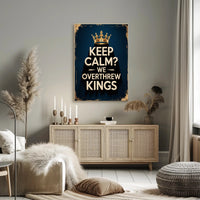 Revolutionary Crown Poster: A Bold Political Statement Poster