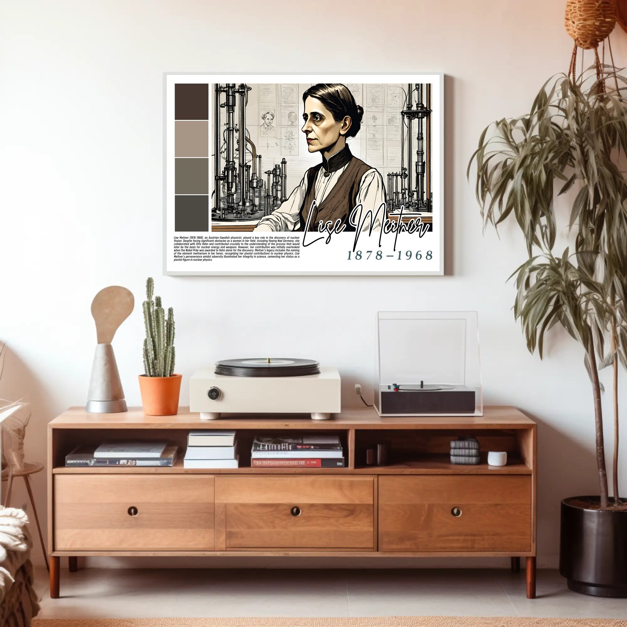 Lise Meitner: Pioneer of Nuclear Physics Poster