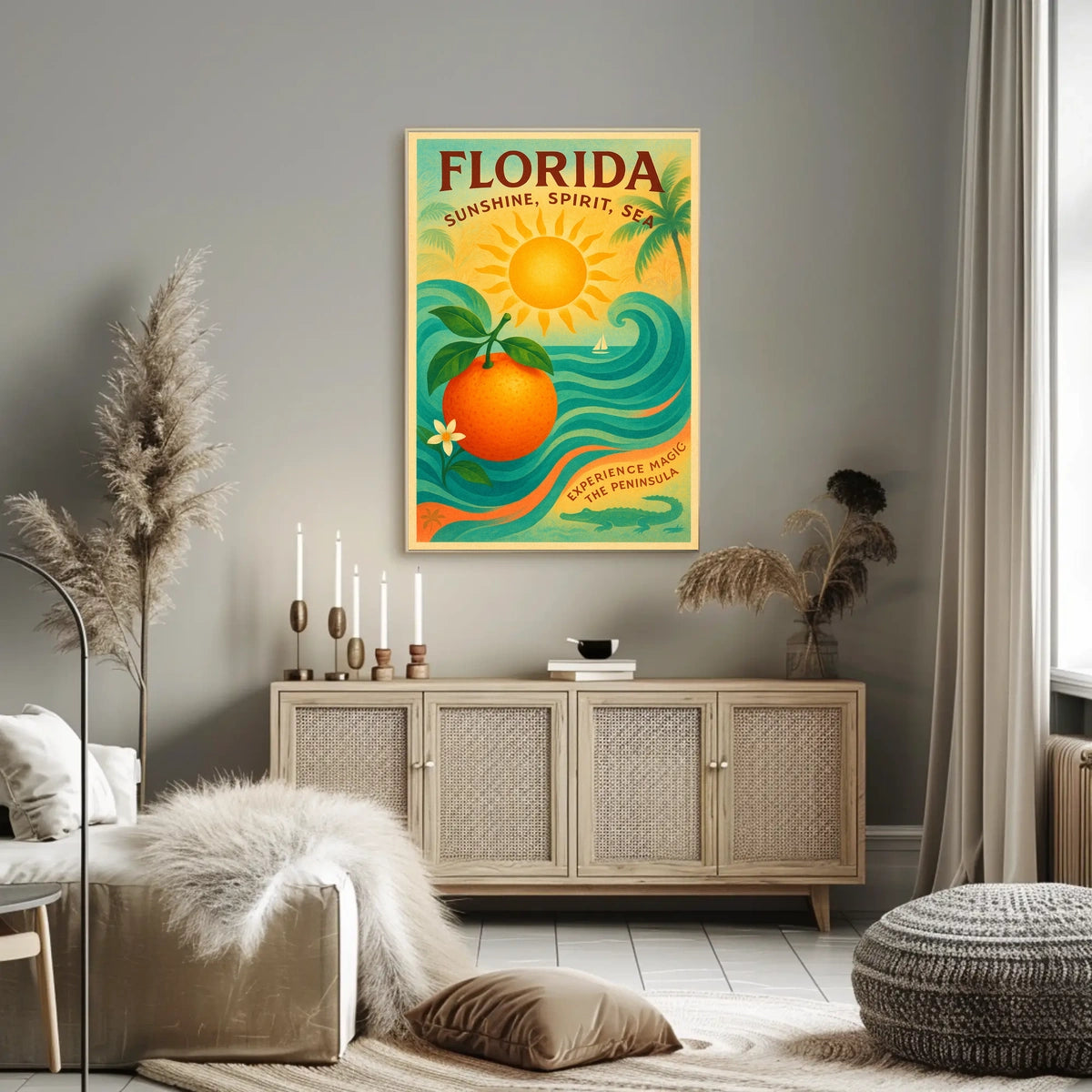 Florida Sunshine, Spirit, Sea Poster