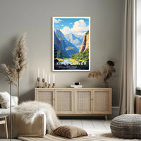Kings Canyon National Park Scenic Poster Print