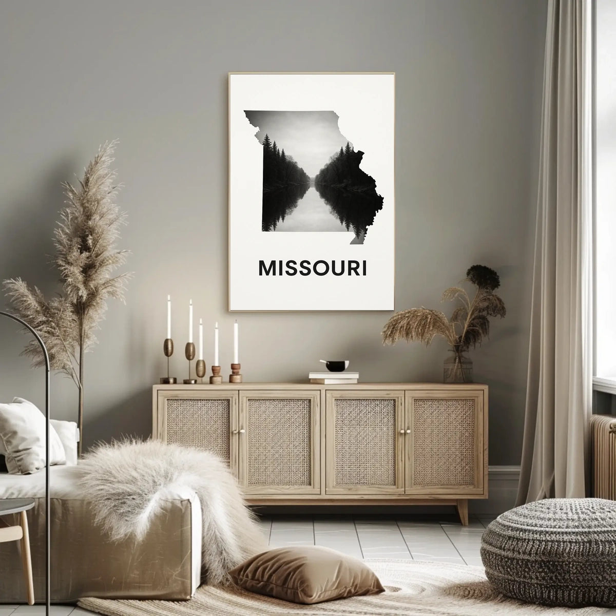 Missouri Landscape Art Poster