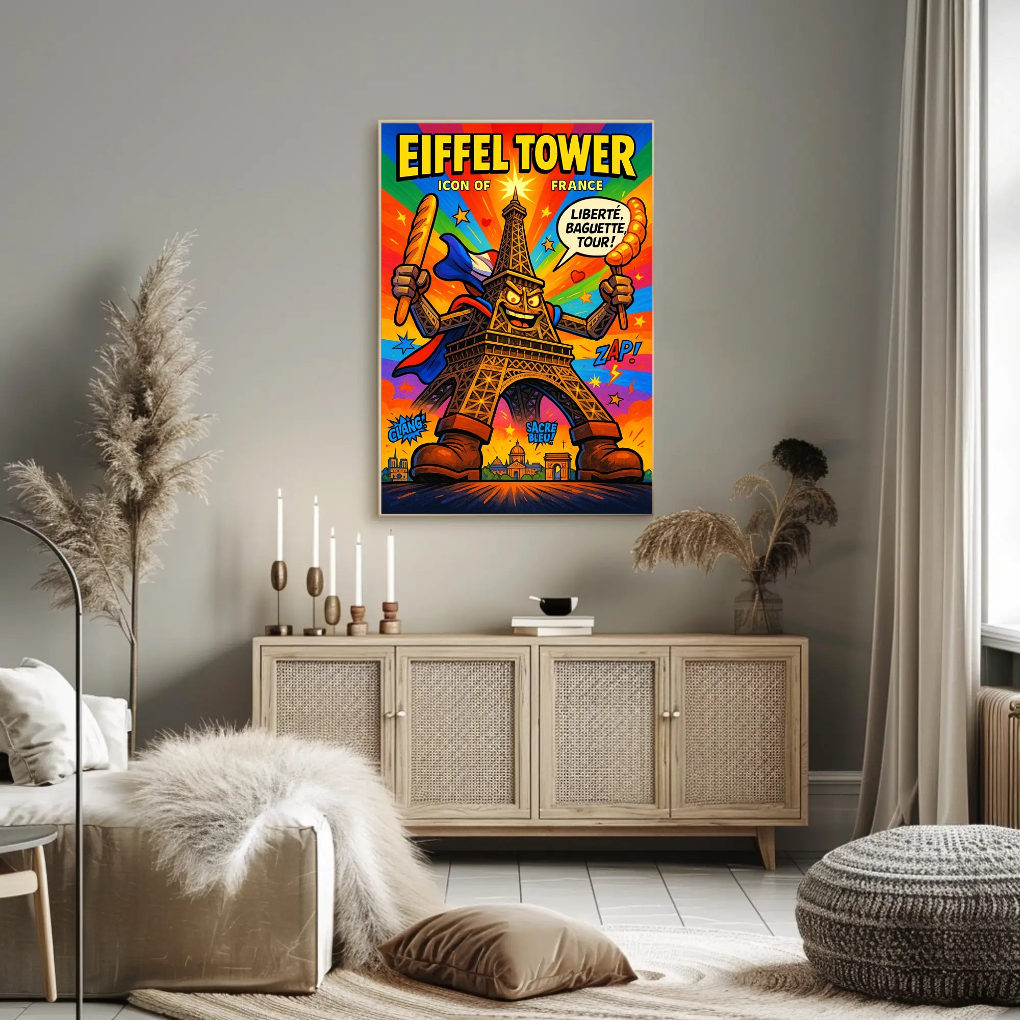 Eiffel Tower Icon of France Poster PosterGoat