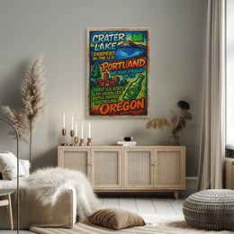 Oregon Highlights Poster