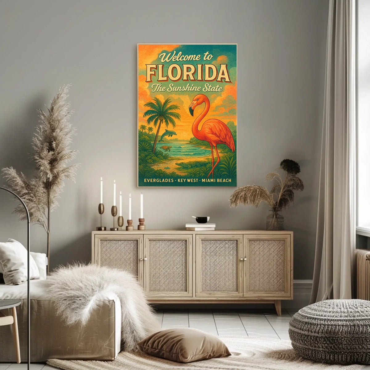 Welcome to Florida The Sunshine State Poster