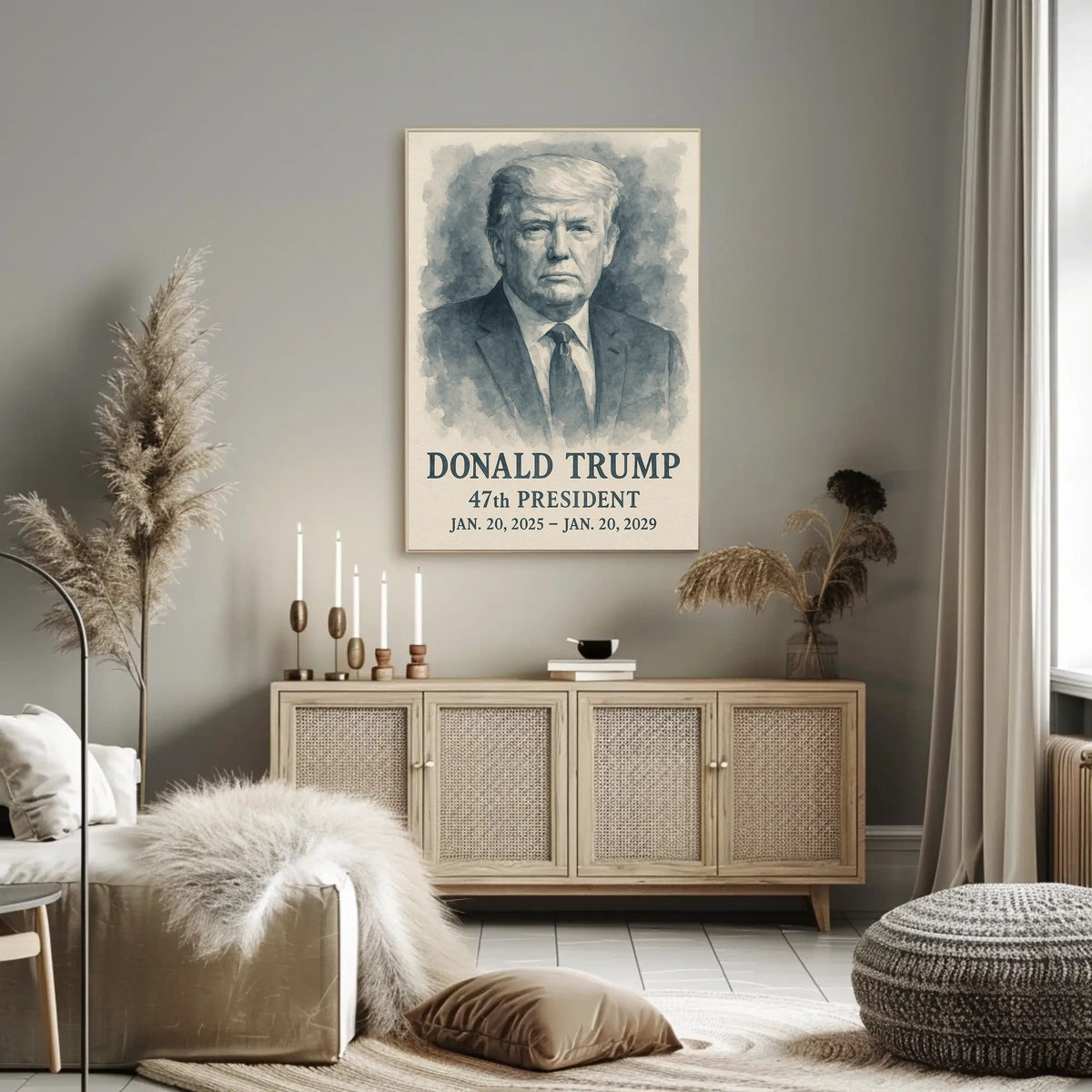 Donald Trump 47th President Poster
