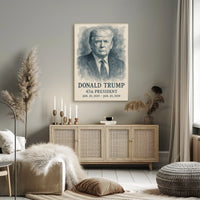 Donald Trump 47th President Poster