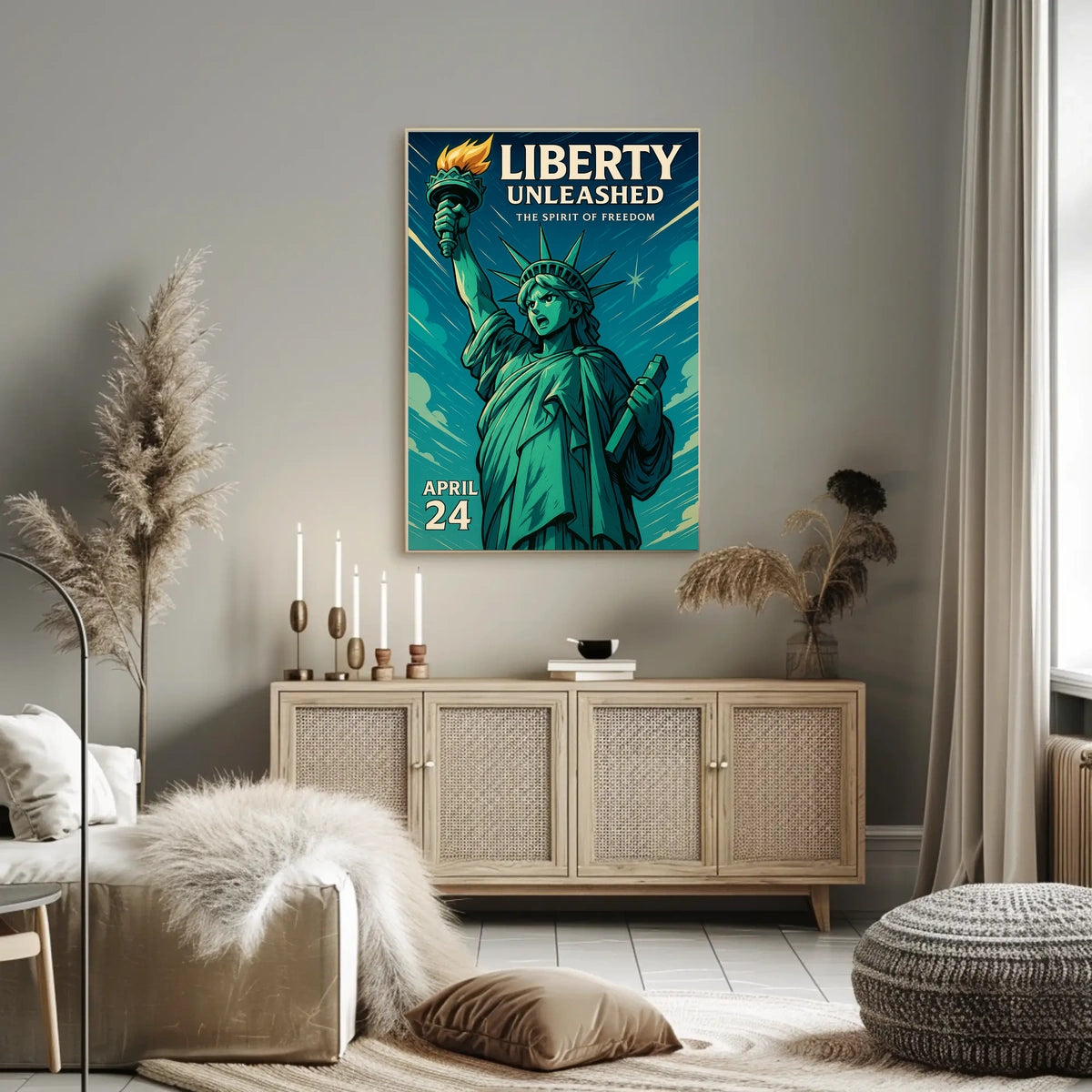 Liberty Unleashed The Spirit of Freedom Poster