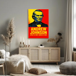 Andrew Johnson 17Th President Poster