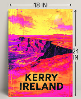 Kerry, Ireland Vibrant Landscapes Poster PosterGoat